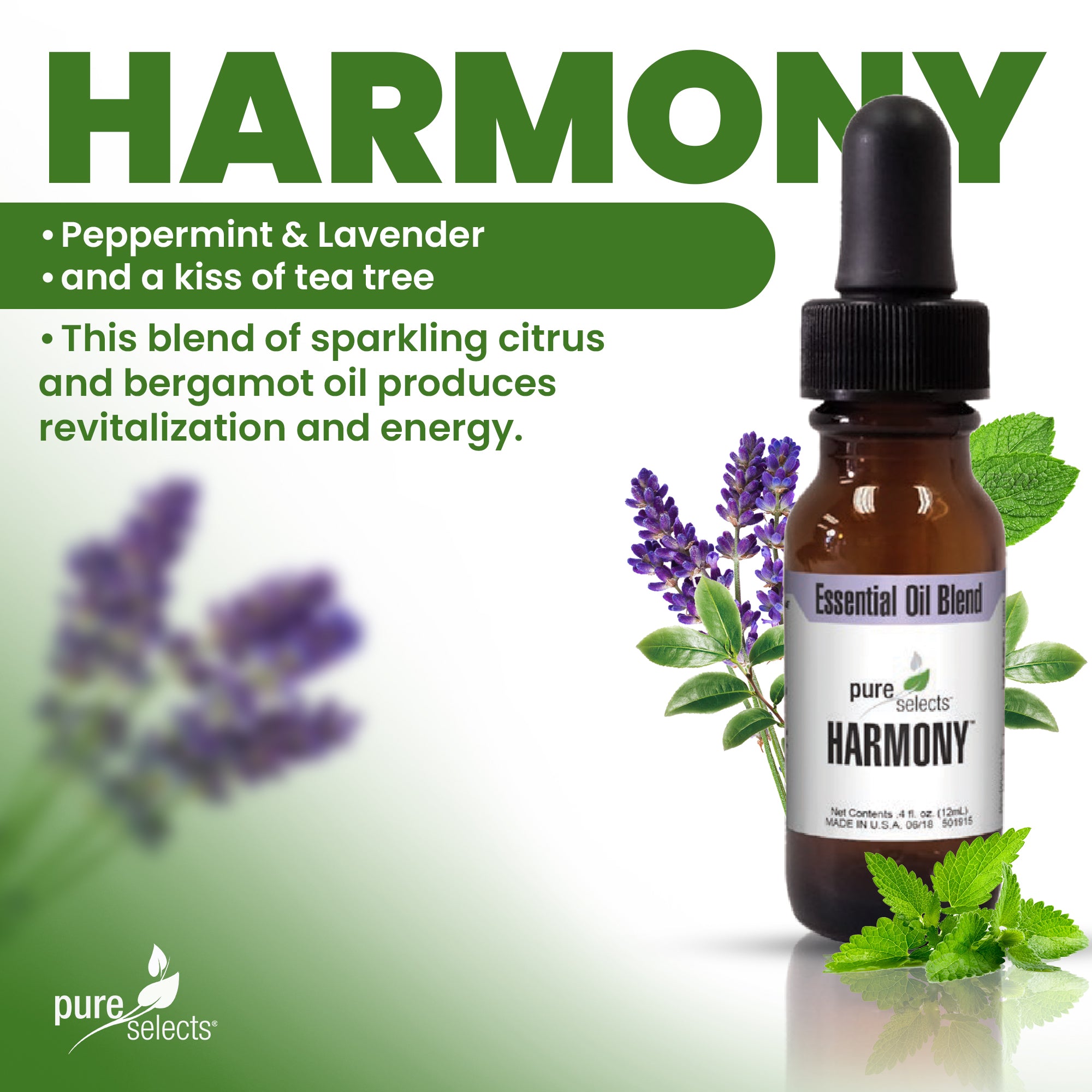 Mezcla de aceites esenciales Pure Selects® Harmony