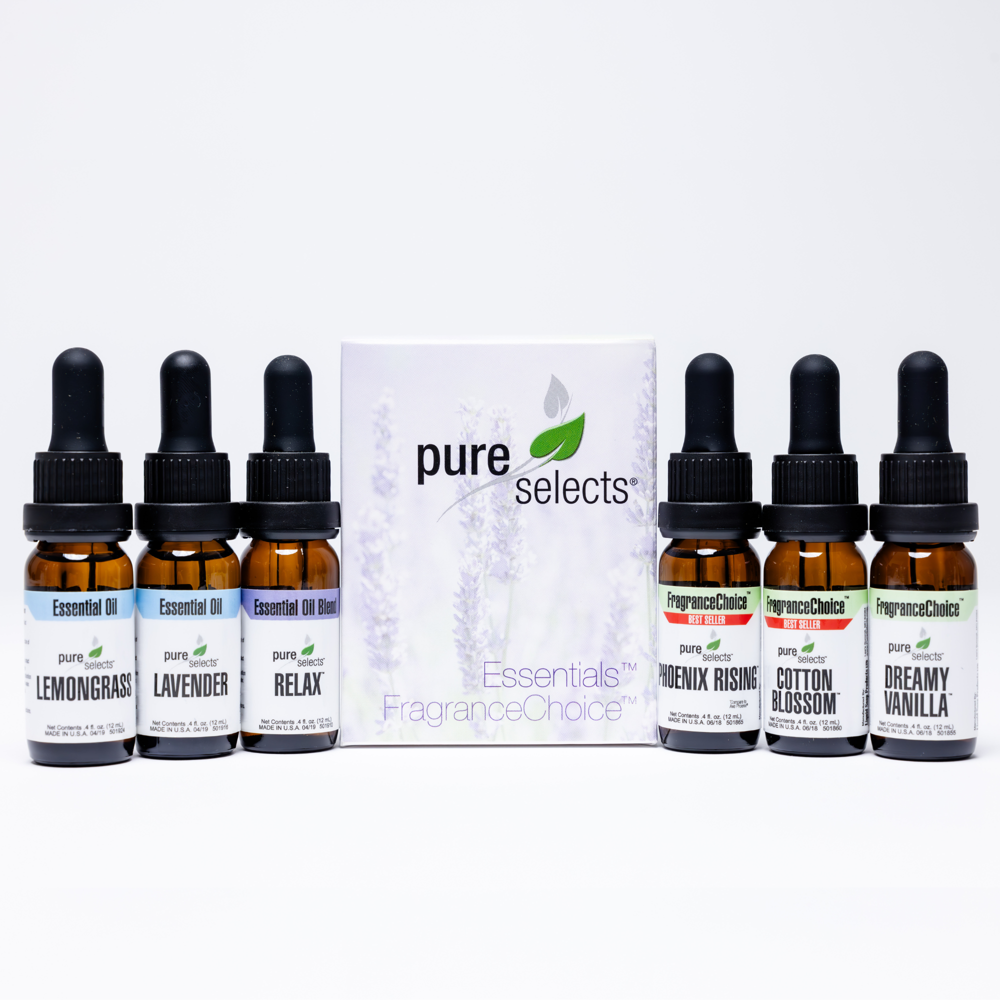 Pure Selects® FragranceChoice!™, Essential Oils and Essential Oil Blends - Top 6 Picks