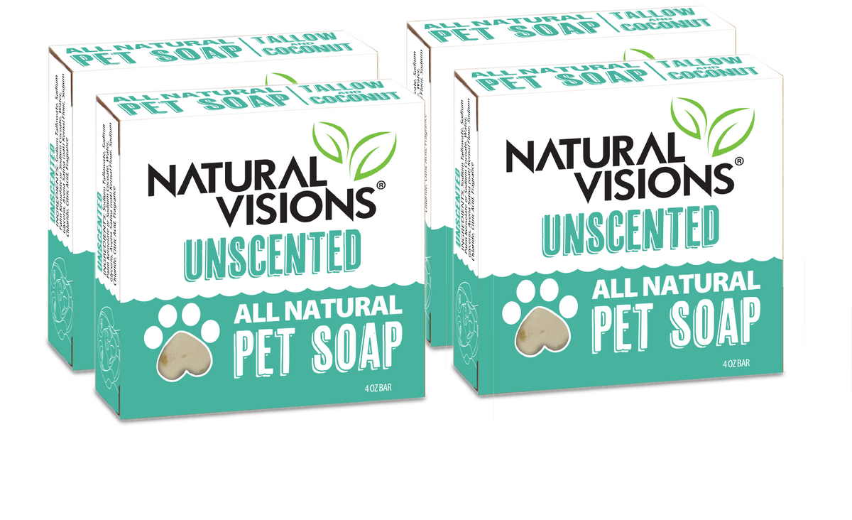 Natural Visions Pet Bar Soap Tallow & Oatmeal - Unscented - 4 oz.