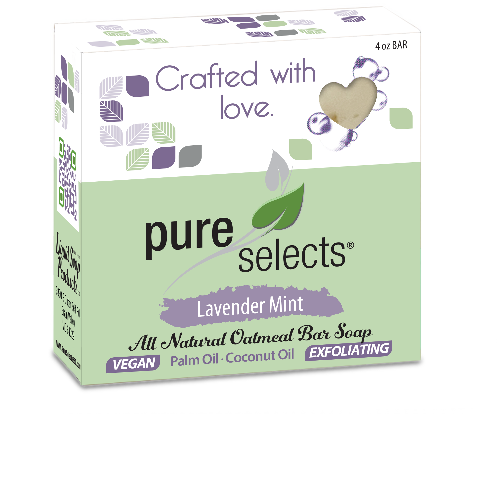 Pure Selects Vegan & Glycerin - Lavender Mint - 4 oz. Bar Soap