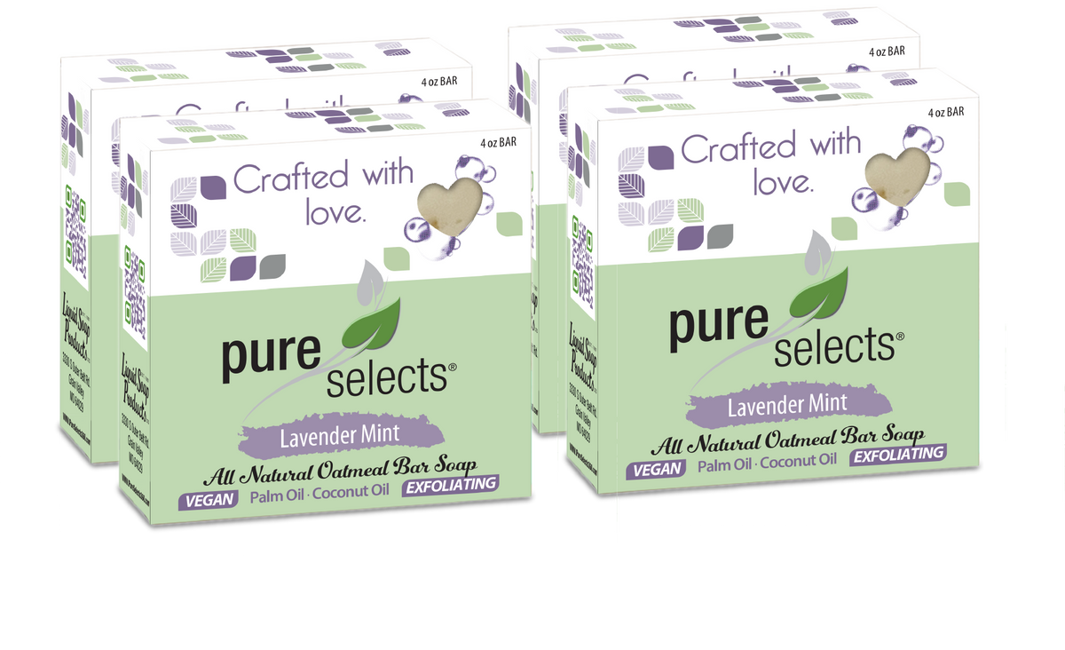 Pure Selects Vegan & Glycerin - Lavender Mint - 4 oz. Bar Soap