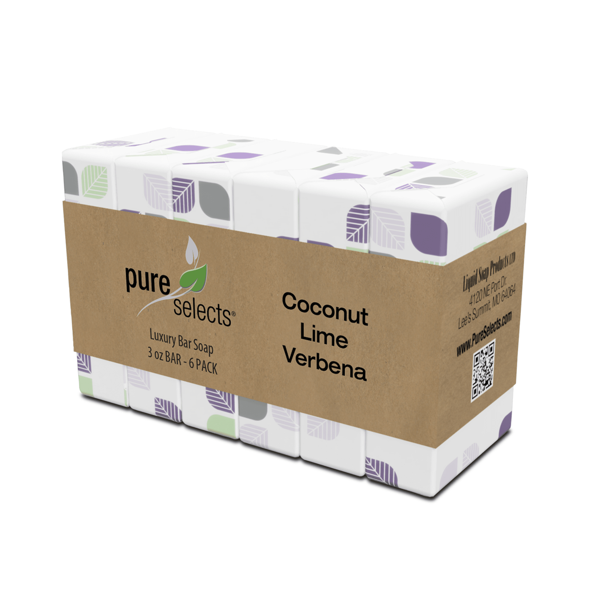 Pure Selects® Oatmeal Bar Soap - Coconut Lime Verbena