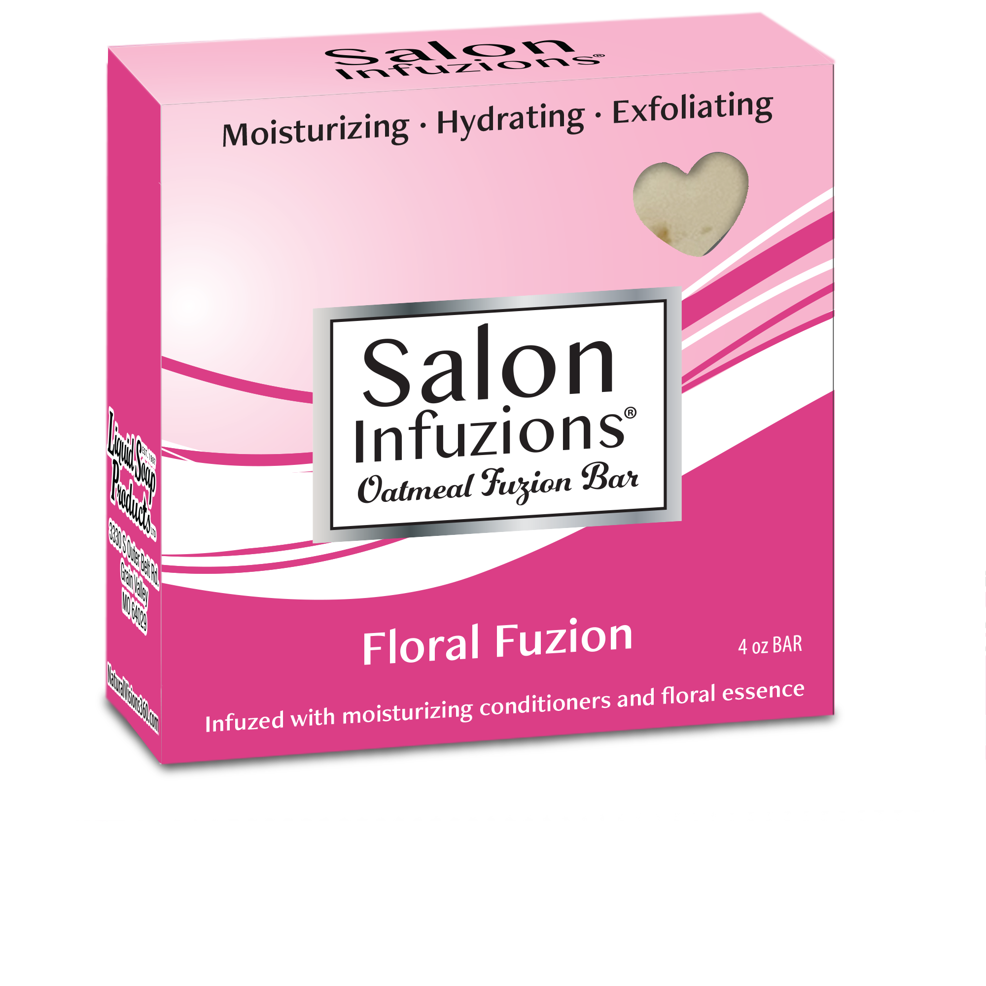 Salon Infuzions Floral Fuzion - 4 oz. Bar Soap