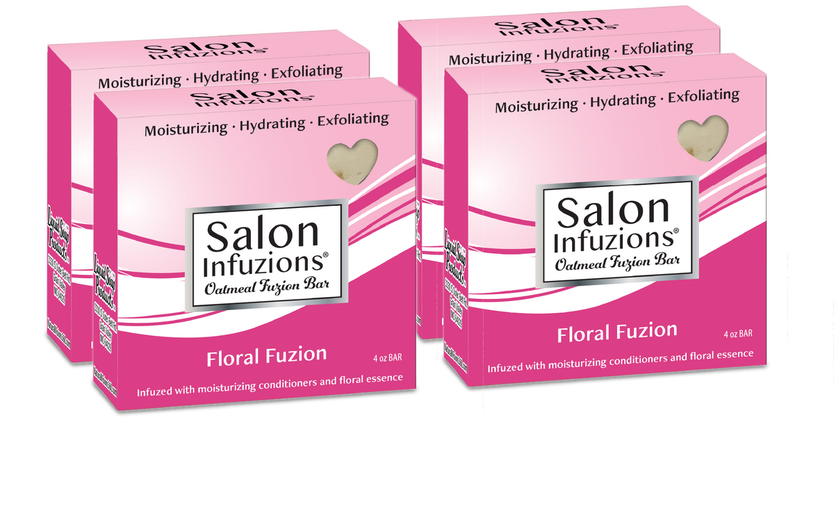 Salon Infuzions Floral Fuzion - 4 oz. Bar Soap