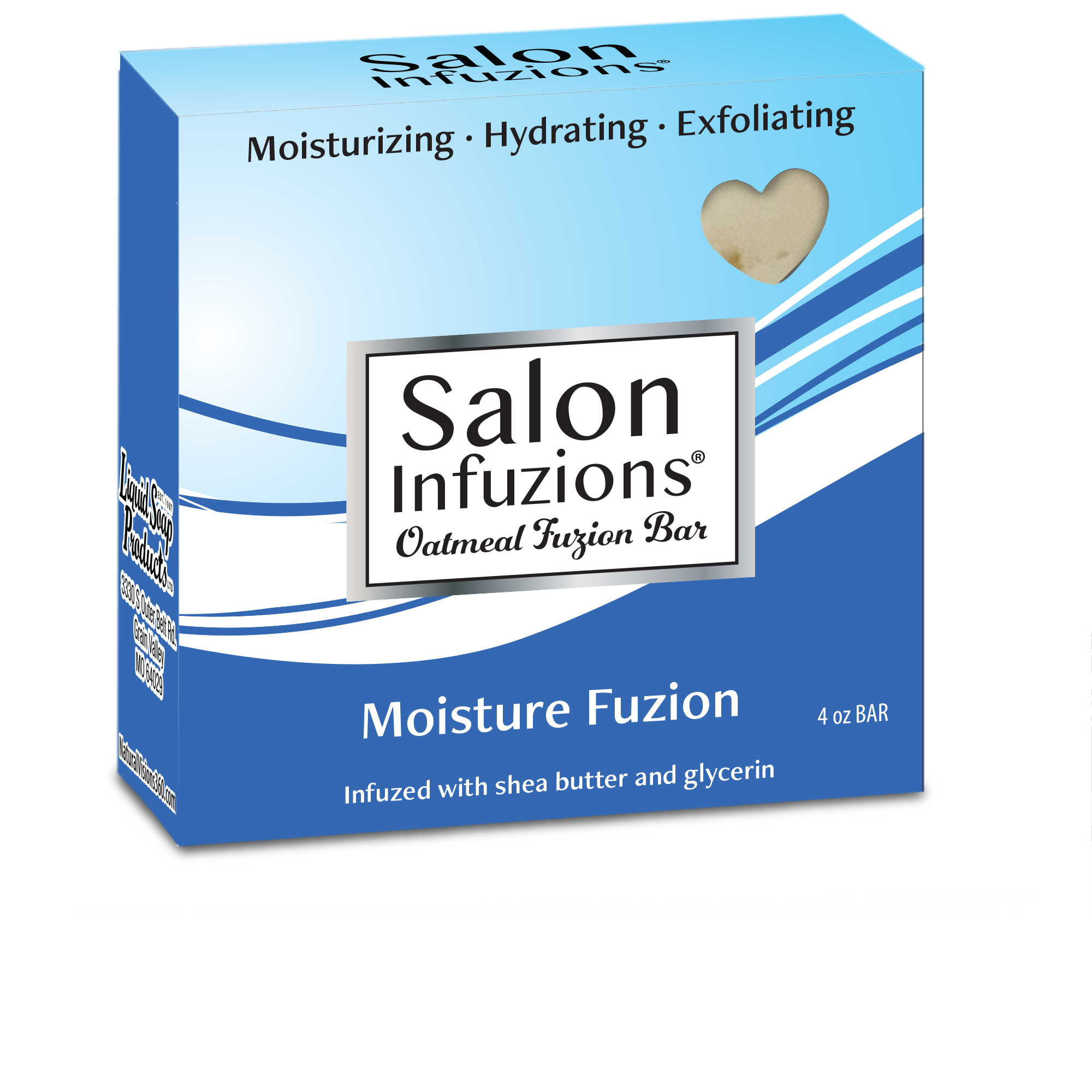 Salon Infuzions Moisture Fuzion - 4 oz. Bar Soap